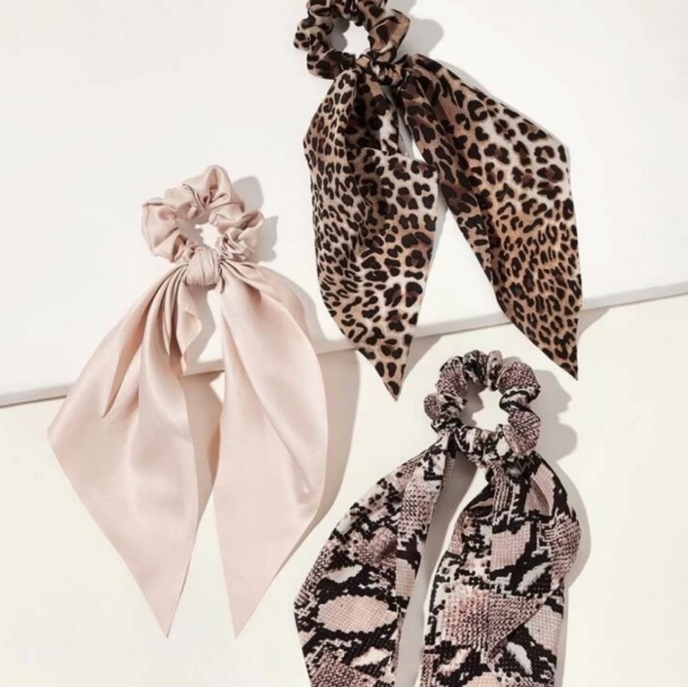 Animal Print hair ties